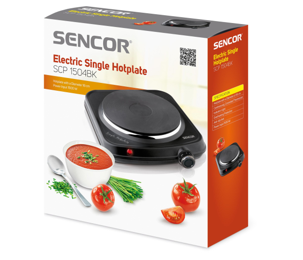 Sencor Kuchenka elektryczna SCP 1504BK - 1391259 - zdjęcie 2